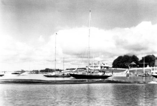 "Yachts at anchor, Chester, NS" no. 1641