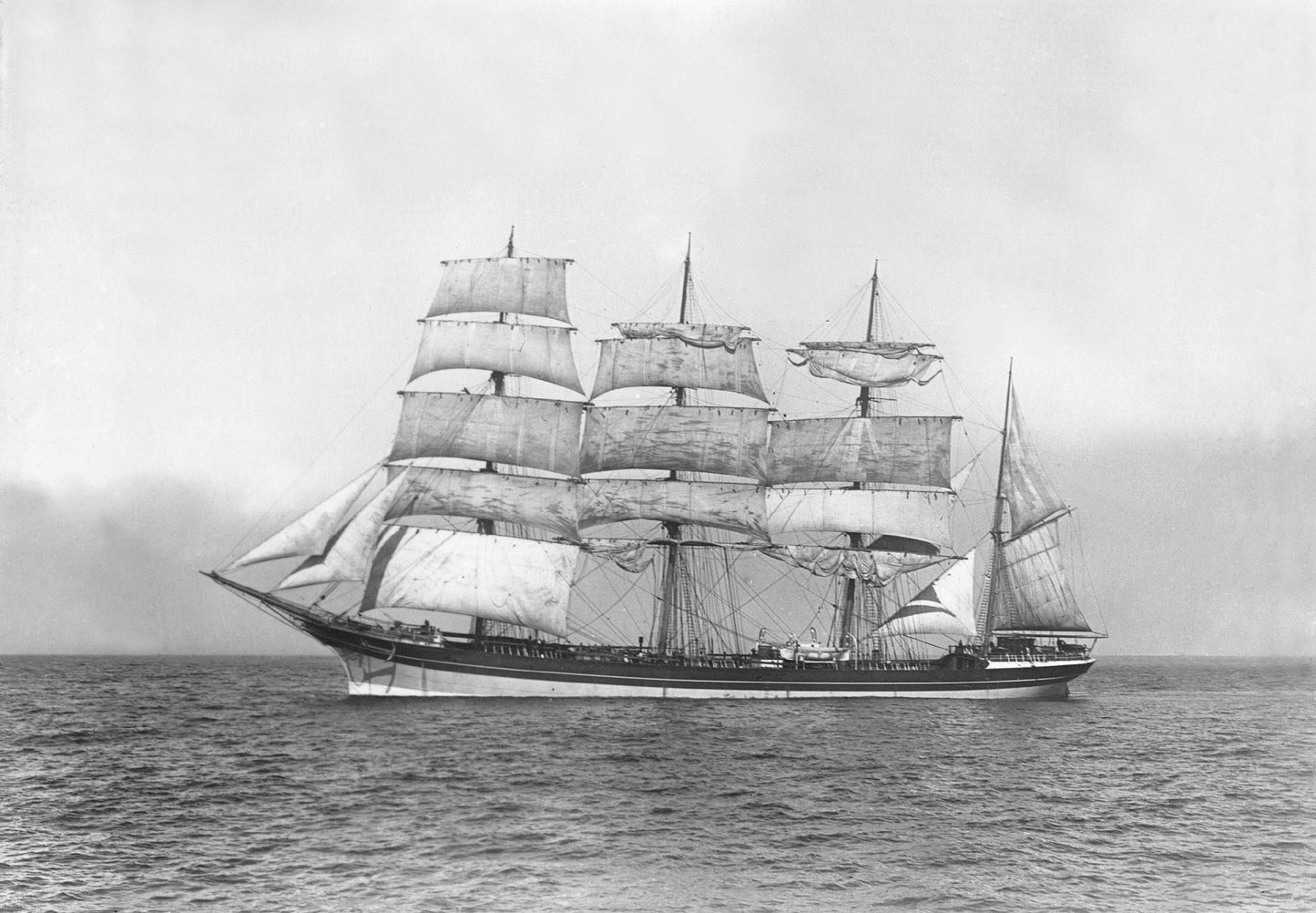 Unidentified four-masted barque