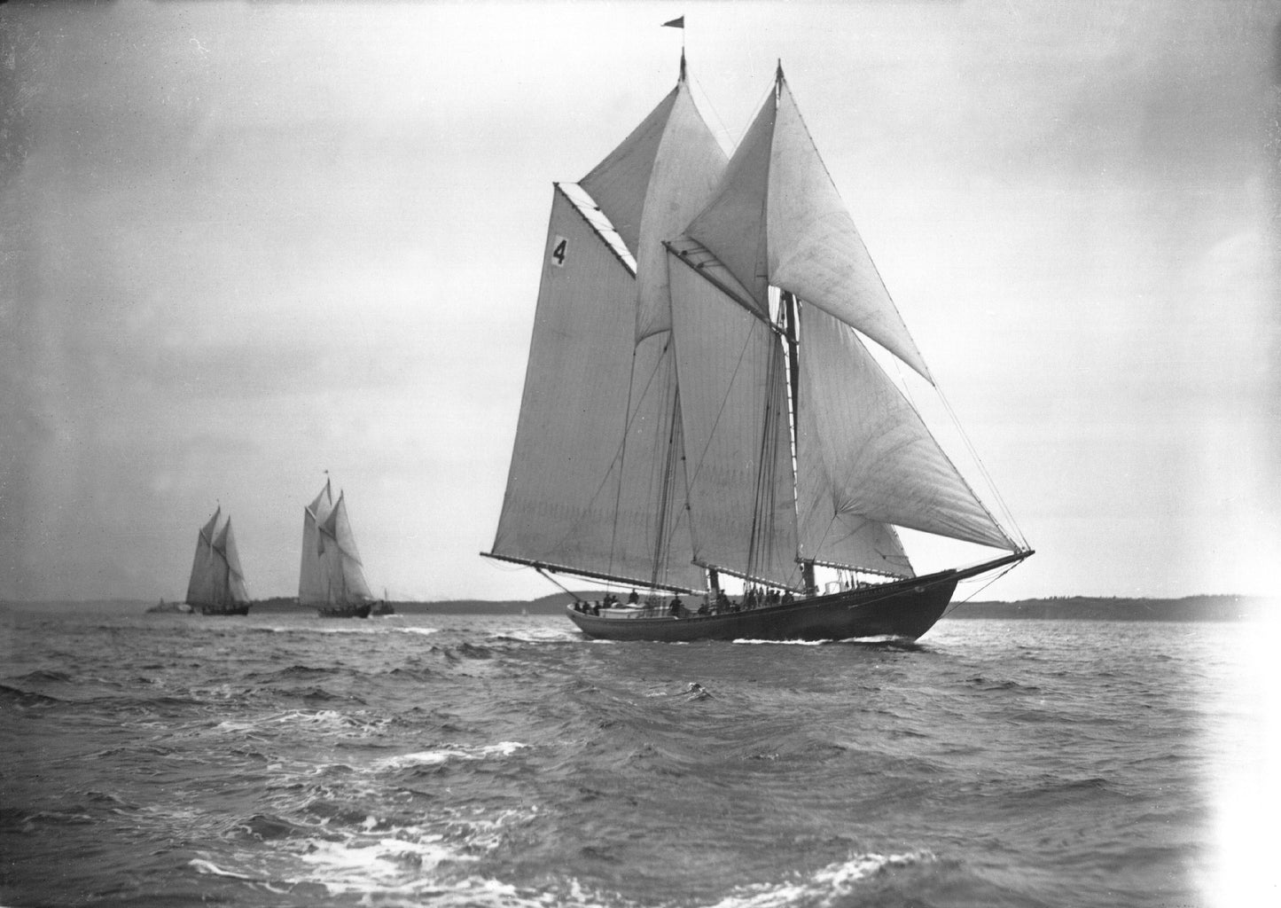 'Margaret K. Smith' and other unidentified Grand Bank fishing schooners