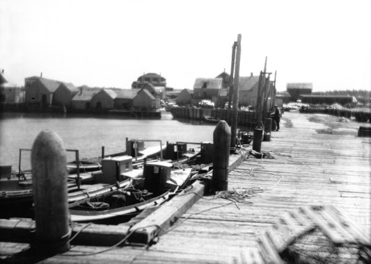 Wharf Scene, Port Maitland, Yarmouth County