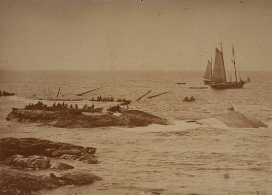 Scene of the Atlantic disaster