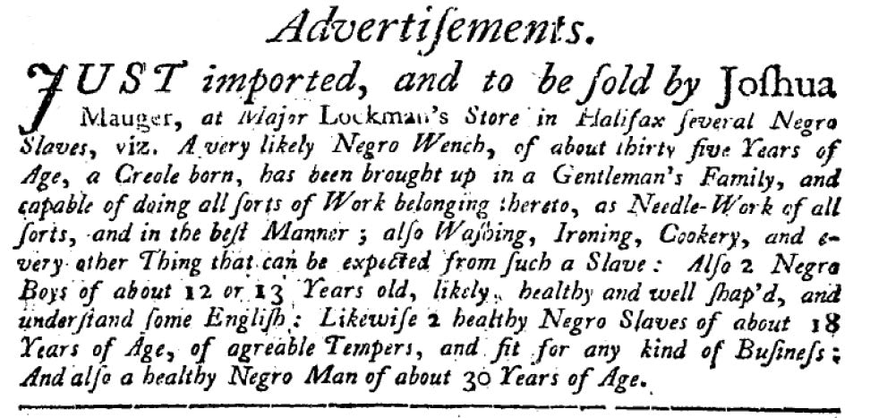 Newspaper advertisement