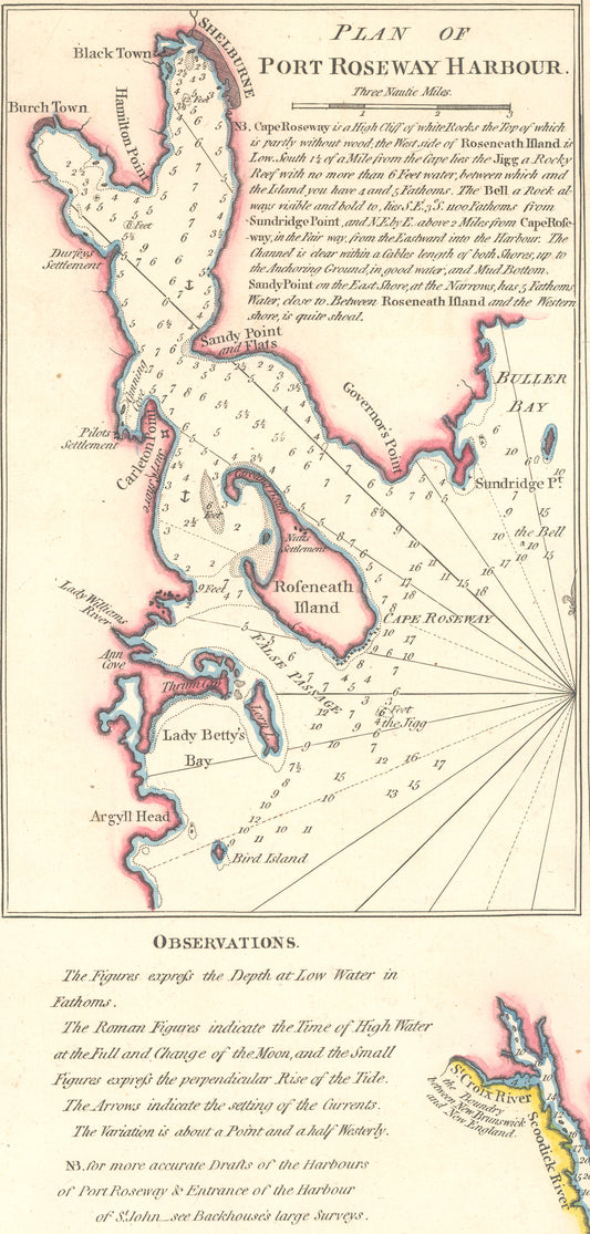 Plan of Port Roseway Harbour