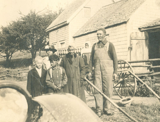 ''James Croxen and some members of his family''