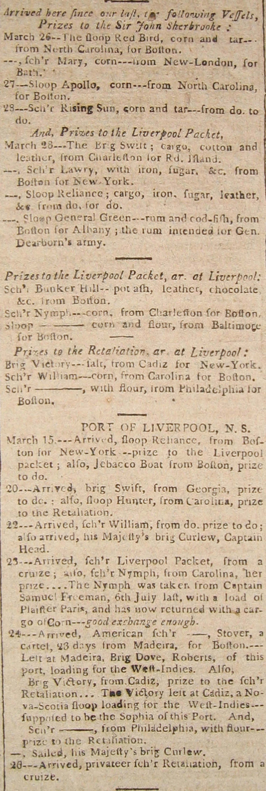 Liverpool Packet claims many prizes