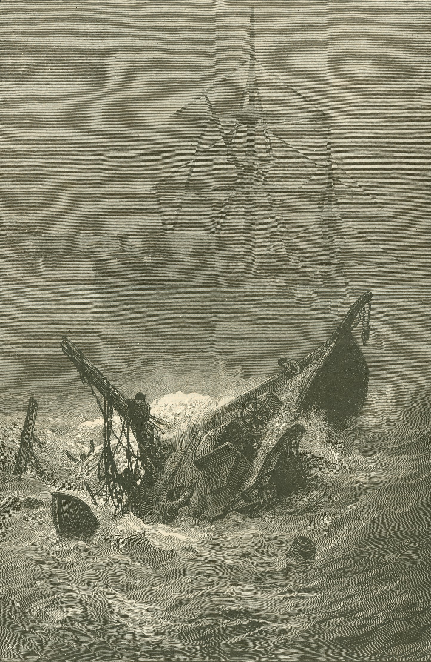 "Run Down — A Scene on St. George's Banks"
