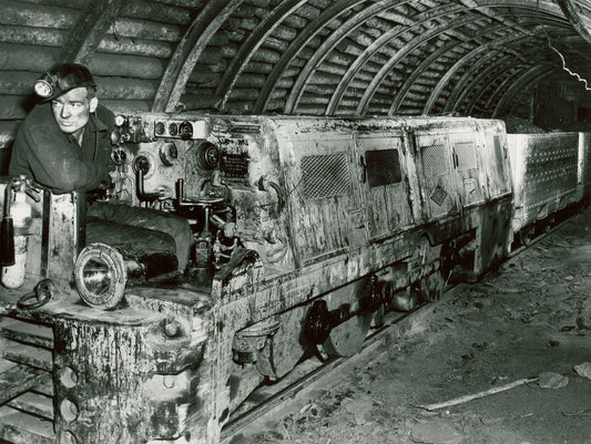 Coal Miner in Mine