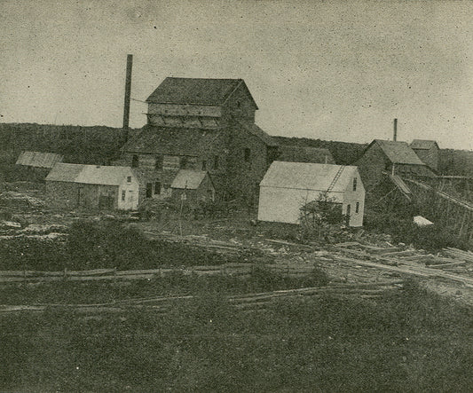 "New Egerton Gold Mining Co. — New 30-Stamp Mill and old 15-Stamp Battery at 15-Mile Stream, NS"