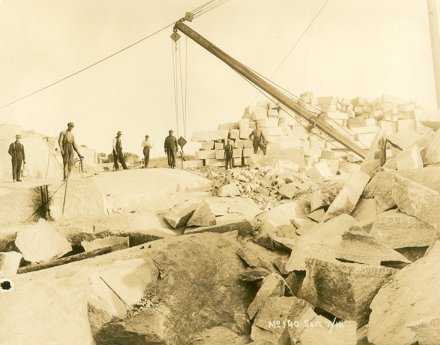 Granite quarry at Purcell's Cove