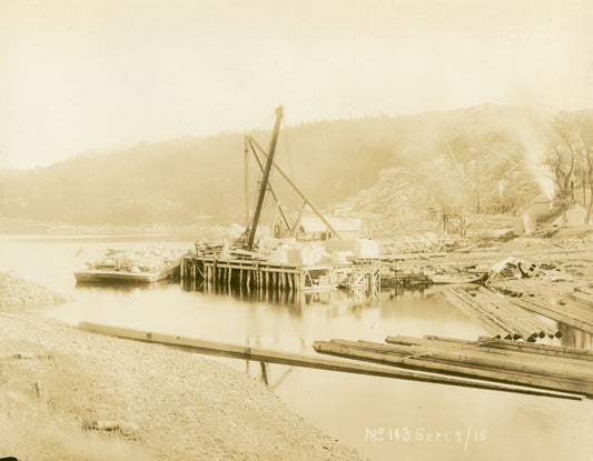 "Loading wharf at Purcell's Cove"
