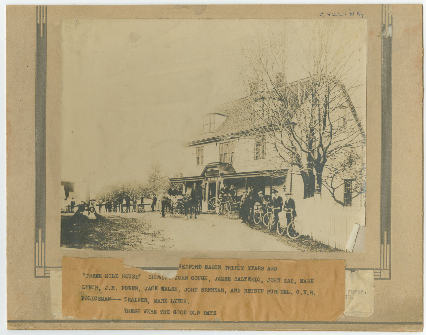 Three Mile House"