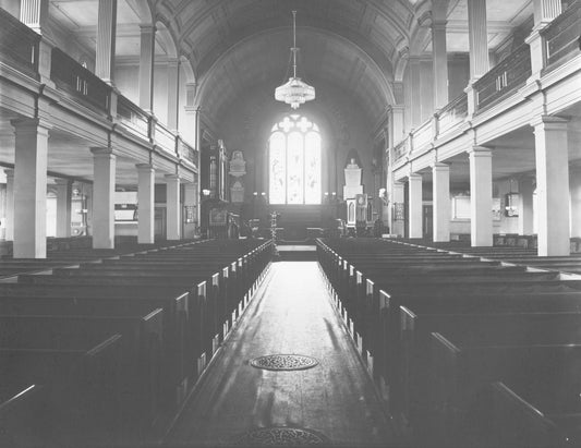 Interior of Saint Paul's Church, Halifax, Nova Scotia