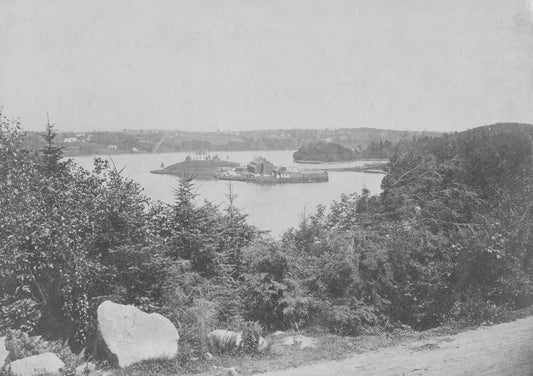 View of Melville Island Military Prison from Purcell's Cove Road