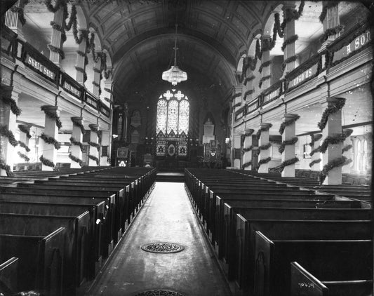 Interior of Saint Paul's Church, Halifax, Nova Scotia