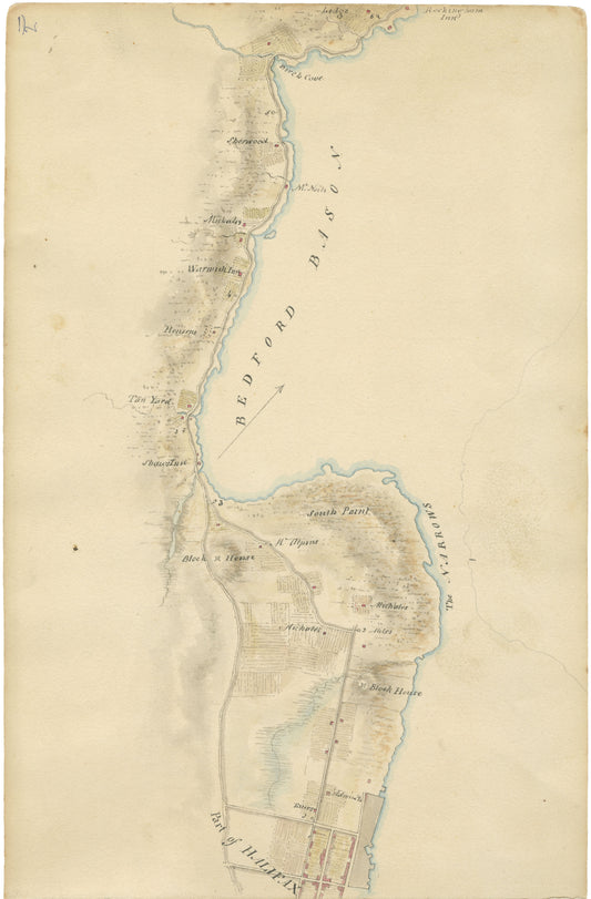 Sheet 2: Mile 0 to Mile 6: Halifax to Prince's Lodge