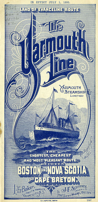 Land of Evangeline Route - The Yarmouth Line