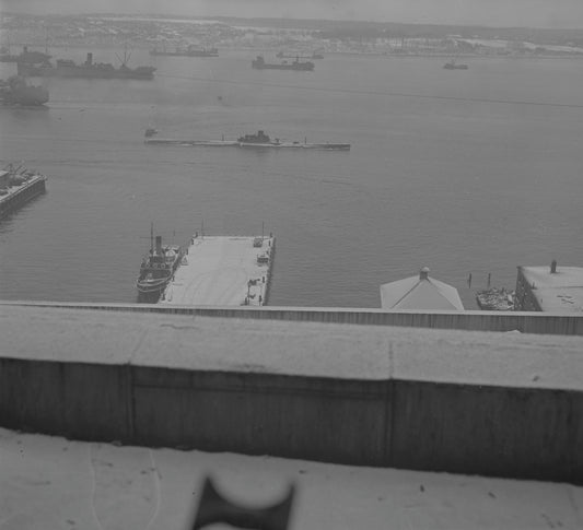 Soviet "L" Class submarine in Halifax harbour