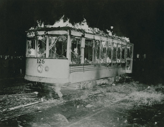 Damaged Tramcar