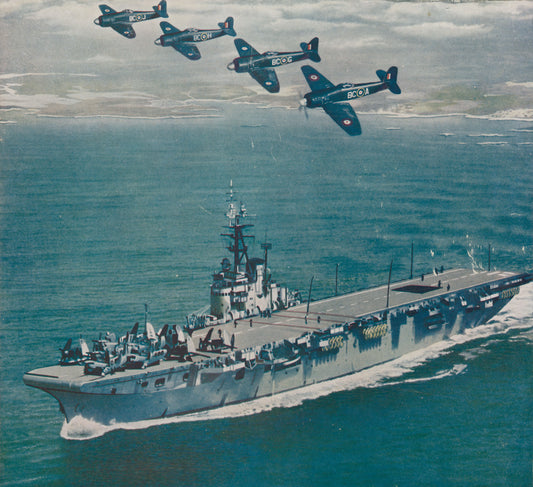 The aircraft carrier HMCS Magnificent