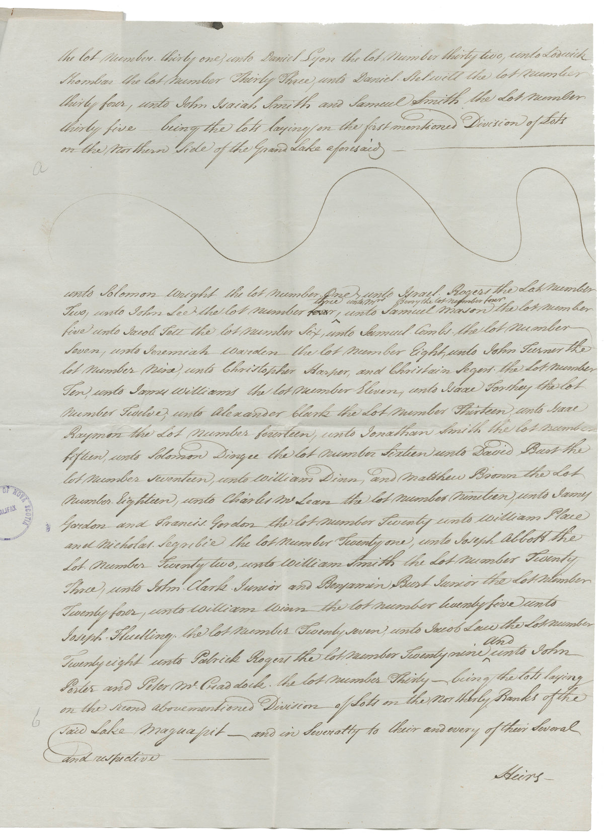 Dowling, Samuel and others – 1784 – New Brunswick