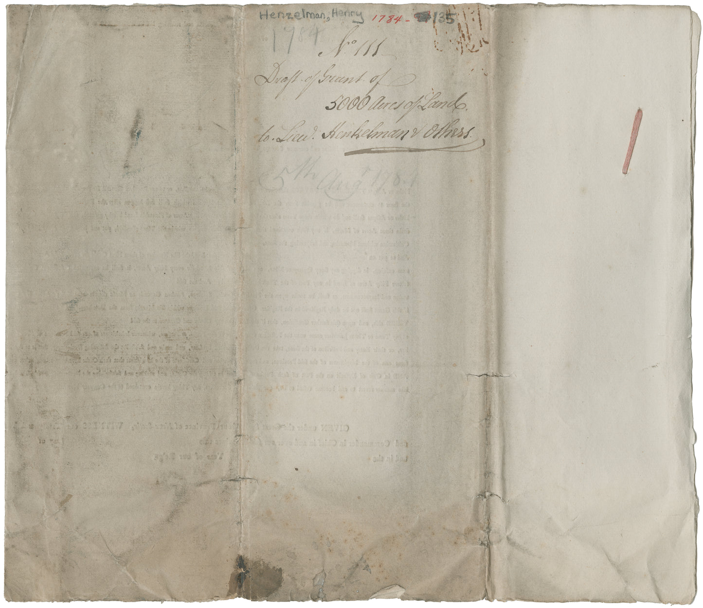 Nova Scotia Land Papers 1765-1809