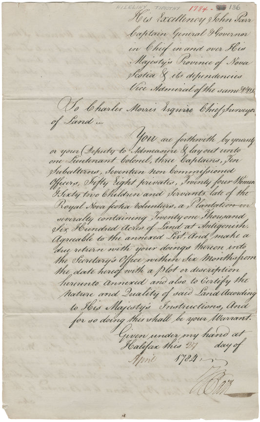 Nova Scotia Land Papers