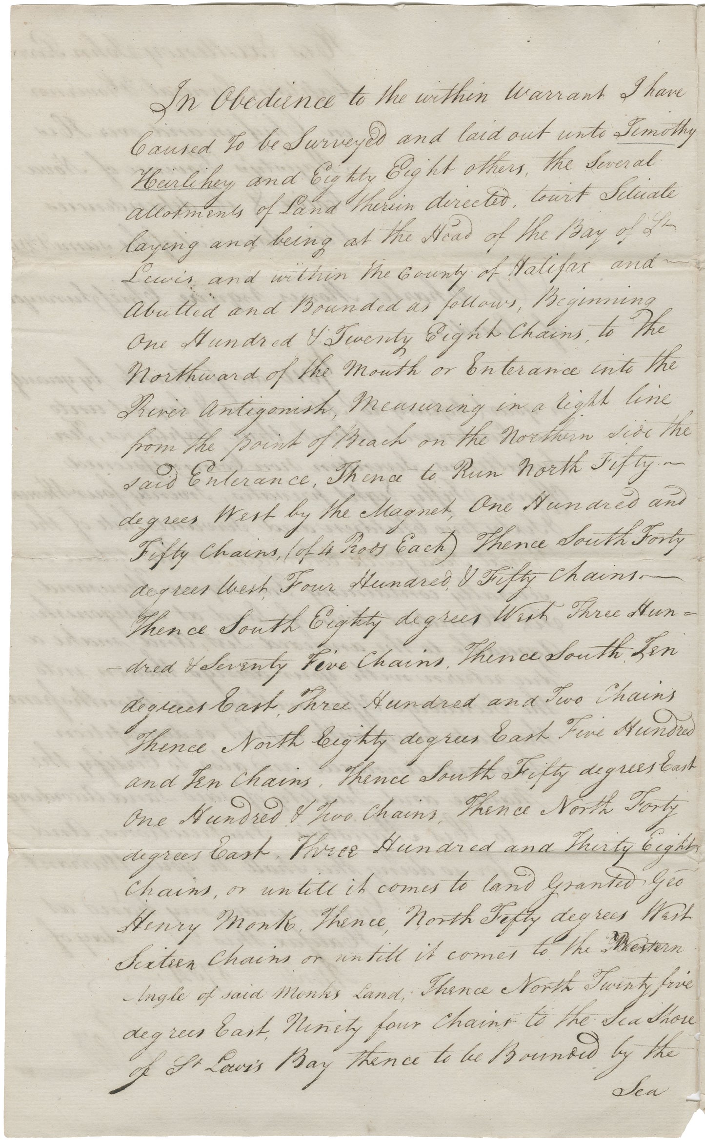 Nova Scotia Land Papers