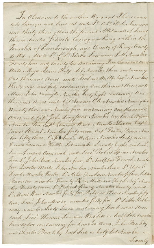 Nova Scotia Land Papers