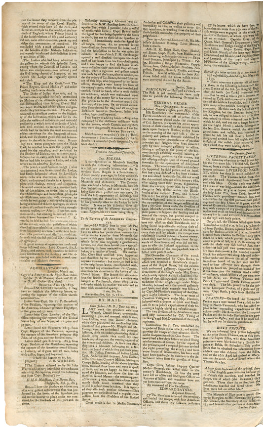 Acadian Recorder 26 June 1813