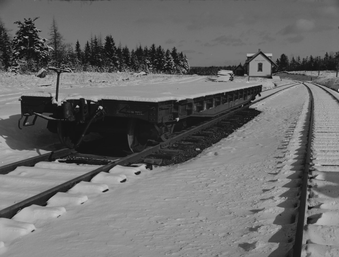 Railroad station.