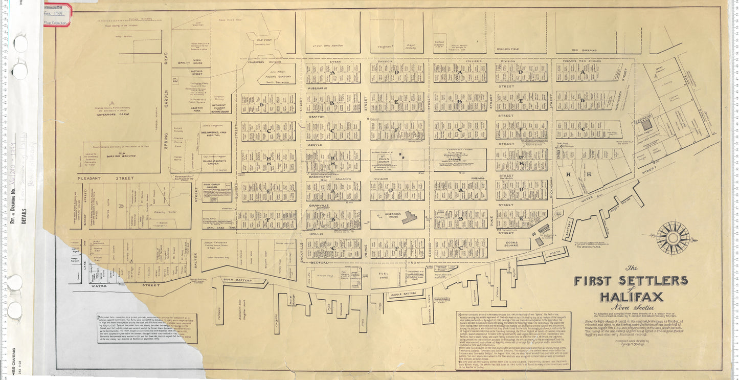 "The First Settlers of Halifax Nova Scotia"