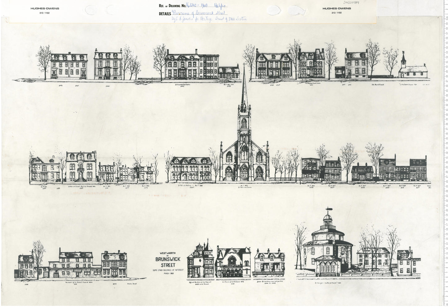 Panorama of Brunswick Street