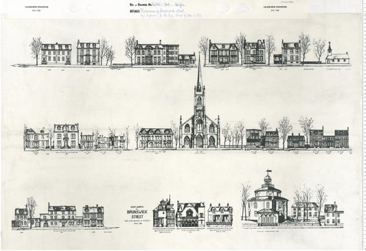 Panorama of Brunswick Street