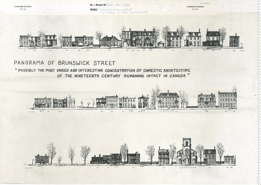 Panorama of Brunswick Street: by L.B.Jensen for Halifax Trust of Nova Scotia