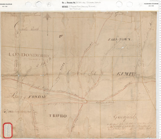 A Proposed Plan Showing Several New Townships
