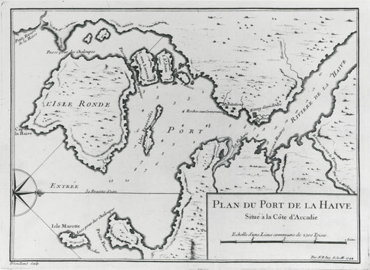 Plan du Port de La Haive