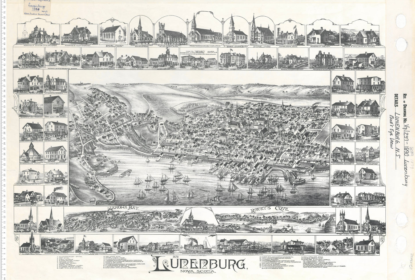 Lunenburg, N.S. Birds Eye View