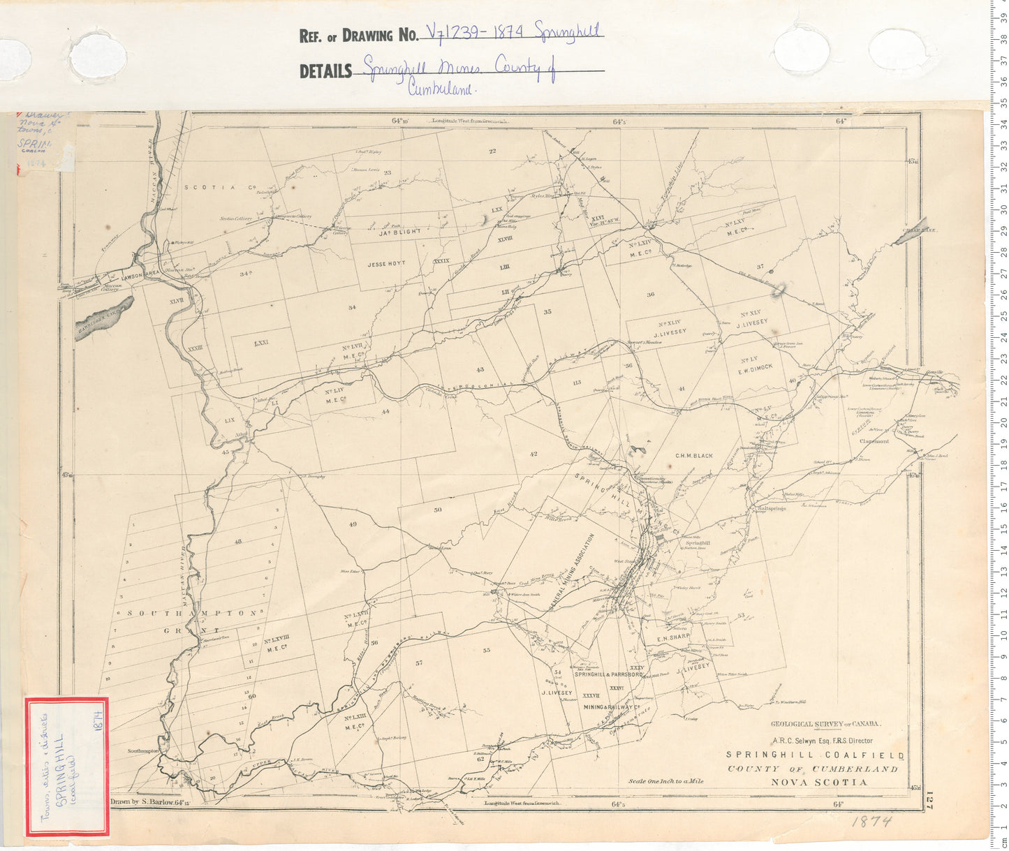 Springhill Mines County of Cumberland