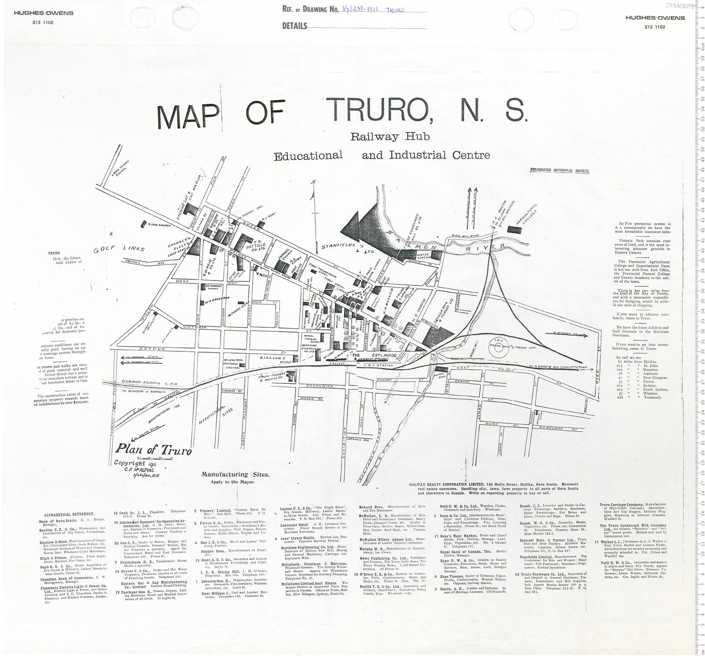 Map of Truro