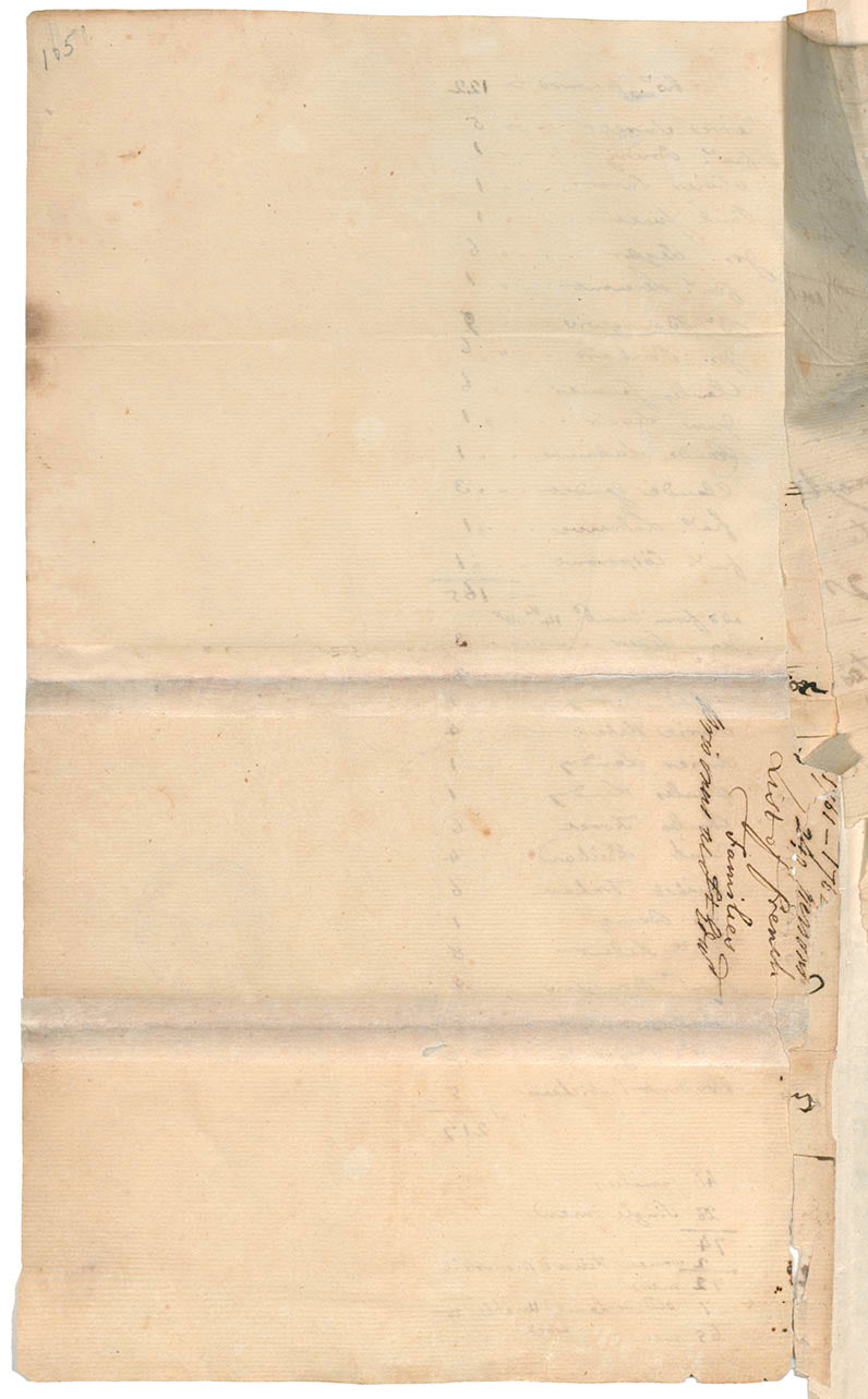 List of French prisoners at Fort Edward