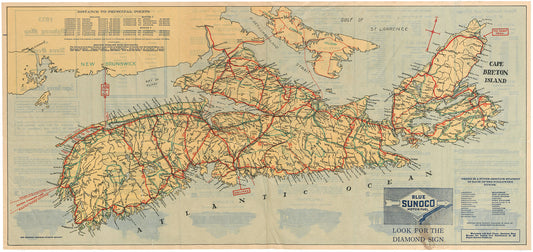 Highway Map of nova Scotia