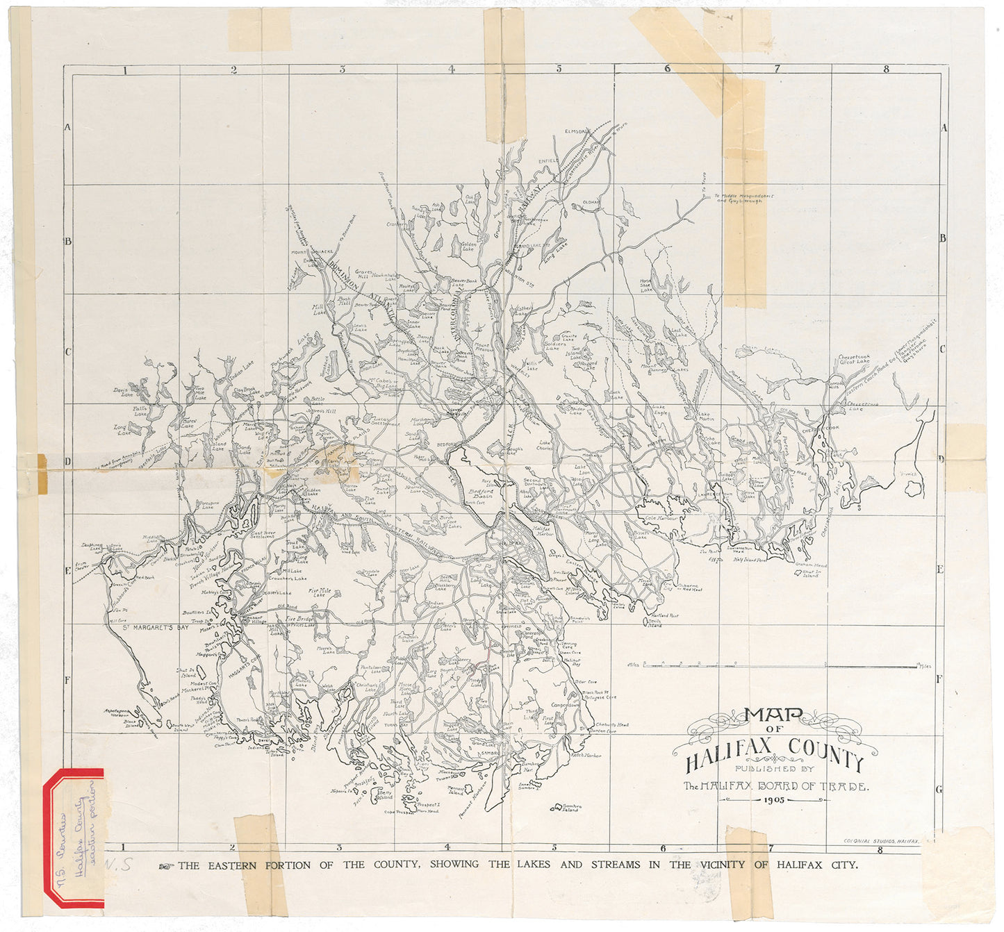 Map of Halifax County