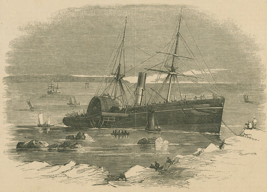 "Wreck of the Humboldt Steam-Ship, off the Entrance of Halifax Harbour"