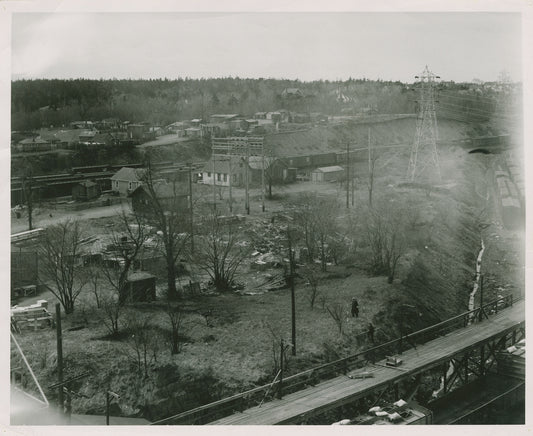 View of Greenbank from the roof of the Cold Storage plant