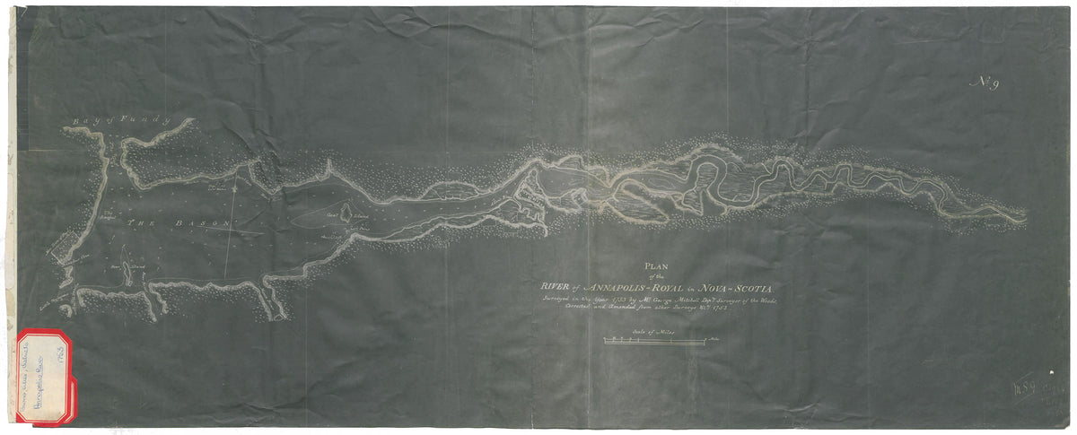 Plan of the River of Annapolis Royal in Nova Scotia