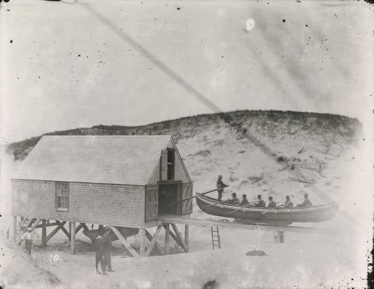 Life boat and boat house