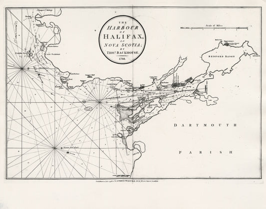The Harbour of Halifax in Nova Scotia