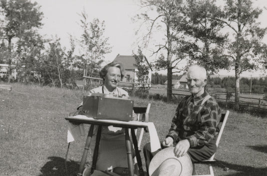 Helen Creighton recording informant Noel Shore