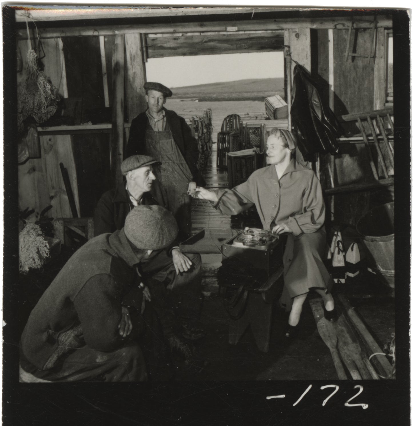 Helen Creighton recording Edward Deal