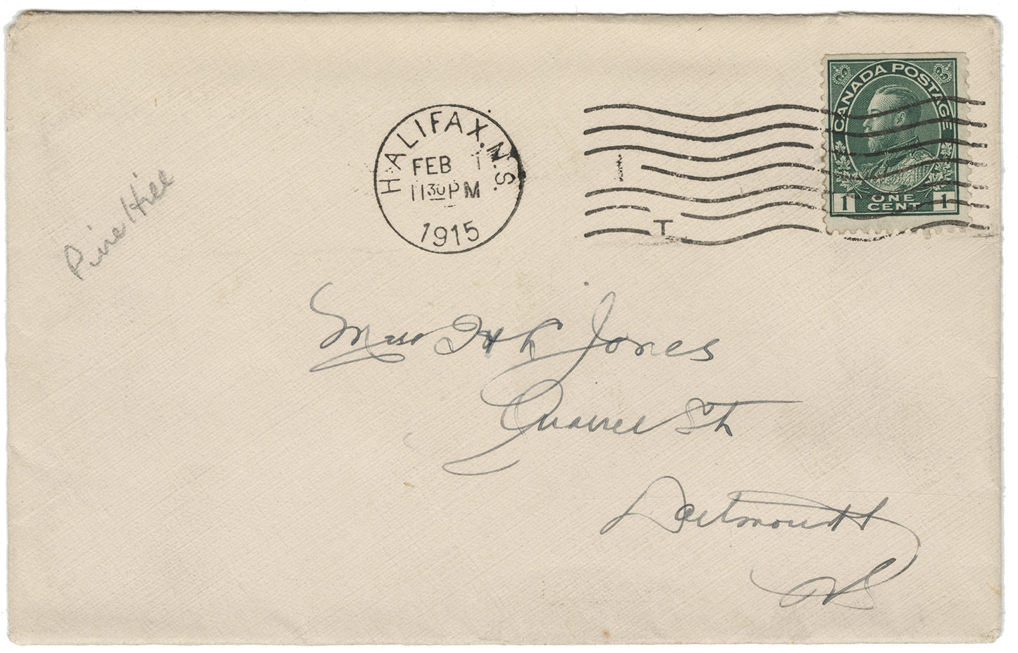 Envelope addressed to Miss H.K. Jones